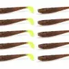 10 PACK | Quantum Q-Paddler Shad 12cm Brown Shiner