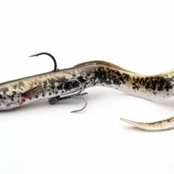Savage Gear 4D Real Eel 30cm | Olive/Pearl PHP