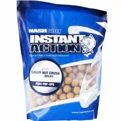 DefaultBrand Nash Instant Action Candy Nut Crush Boilies 18mm 1kg