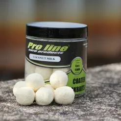 DefaultBrand Proline Coated Hookbaits 15mm Coconut Milk