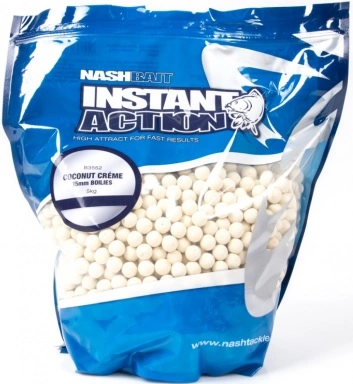 BULKDEAL 18KG | Nash Instant Action Coconut Creme Boilies 15mm 3 BULKDEAL 18KG | Nash Instant Action Coconut Creme Boilies 15mm