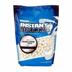 DefaultBrand 1KG | Nash Instant Action Coconut Creme Boilies 15mm