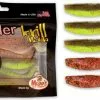 Quantum Q-Paddler Power Pack 10cm | 3x Pumpkinseed Chartreuse + 2x OG Appleseed -Penhengels En Stalkerhengel Winkel qpadmix3