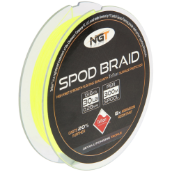 DefaultBrand NGT Teflon Coated SPOD Braid Fluo Yellow | 30lb 300mtr