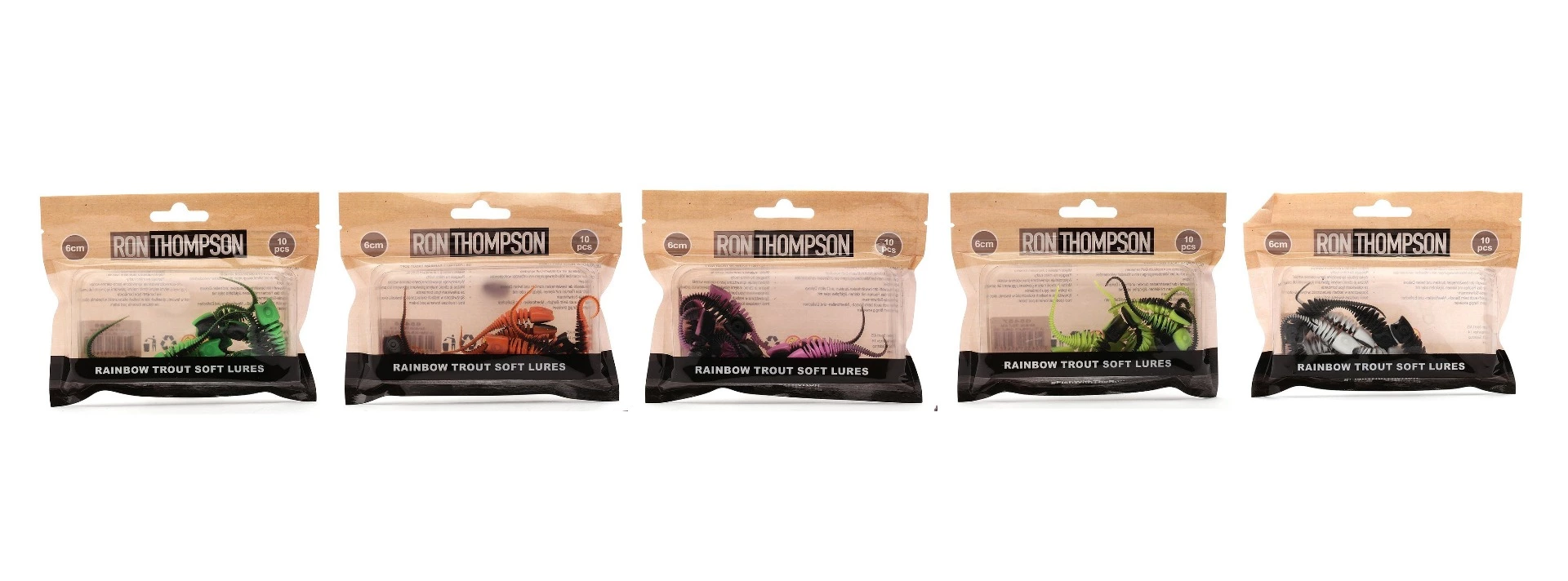 5 KLEUREN IN 1 DEAL | Ron Thompson Rainbow Trout Garlic Lures 3 5 KLEUREN IN 1 DEAL | Ron Thompson Rainbow Trout Garlic Lures