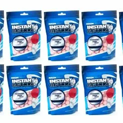 DefaultBrand 10 PACK | Nash Instant Action Strawberry Crush Boilies 15mm 200gr
