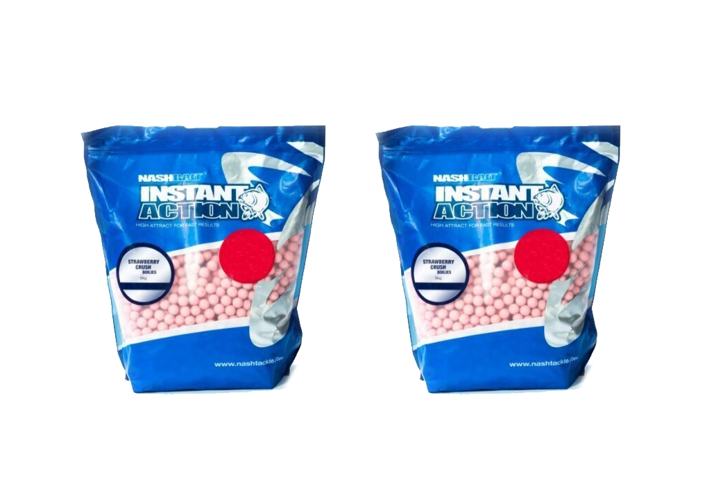 BULKDEAL 18KG | Nash Instant Action Strawberry Crush Boilies 9kg 15mm + 9kg 20mm 3 BULKDEAL 18KG | Nash Instant Action Strawberry Crush Boilies 9kg 15mm + 9kg 20mm