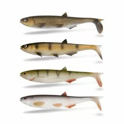 DefaultBrand Quantum Yolo Pike Shad 18cm | 4 Verschillende Kleuren In één Deal!