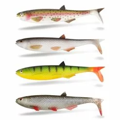 DefaultBrand Quantum Yolo Pike Shad 30cm | 4 Verschillende Kleuren In één Deal!